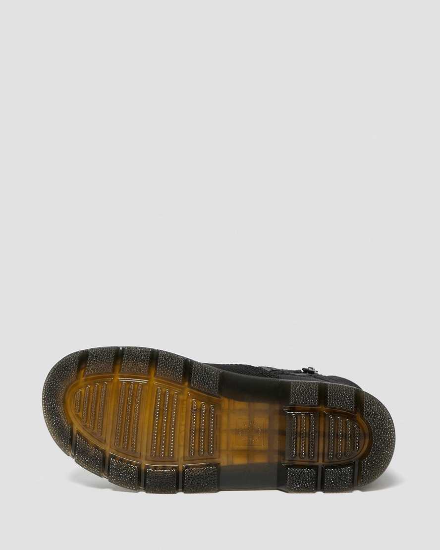 botas casuales negras dr martens combs tech para niños