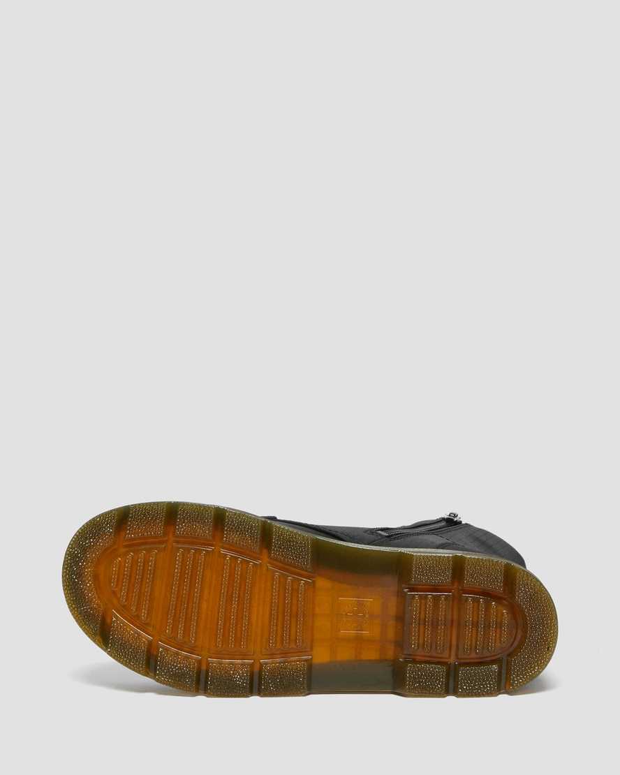 botas informales dr martens combs utility para niños en color negro