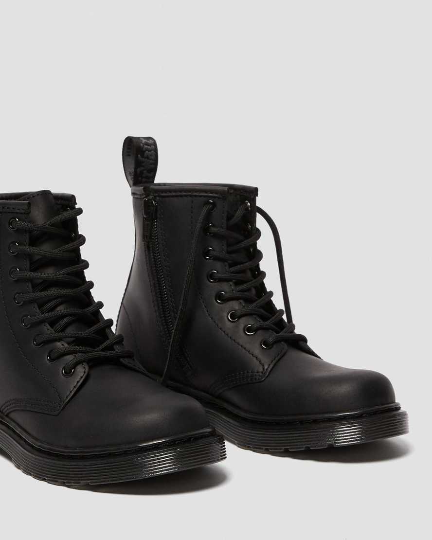 botas casuales negras dr martens 1460 de piel sintética para niños