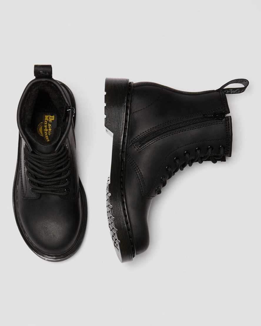 botas casuales negras dr martens 1460 de piel sintética para niños