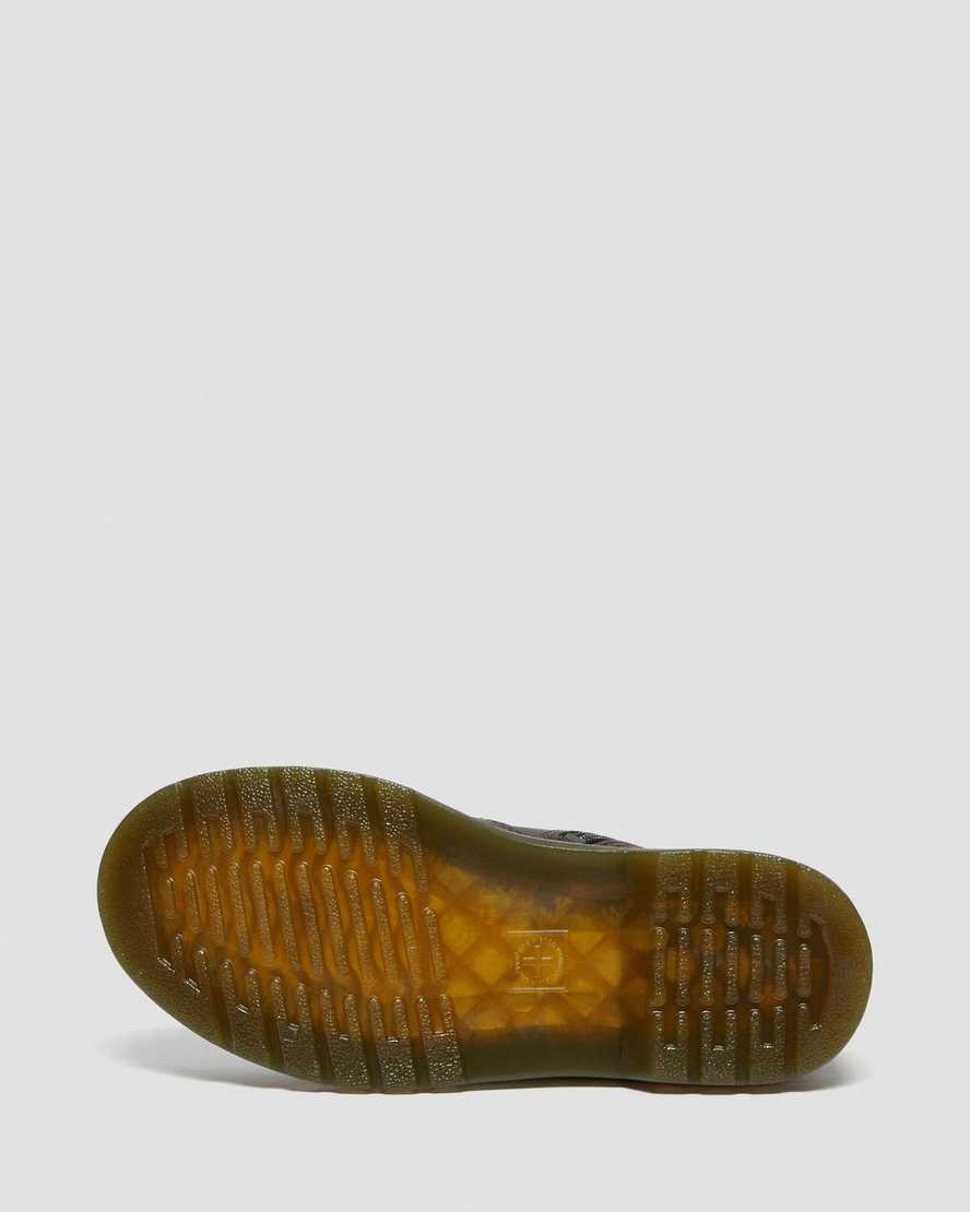 botas chelsea dr martens 2976 wildhorse para niños en marrón oscuro
