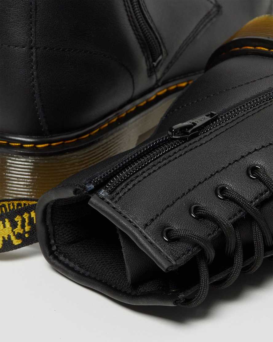 botas con cordones dr martens 1460 softy t para niños en color negro