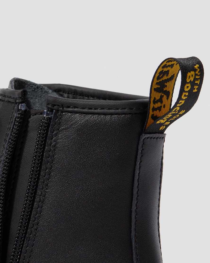 botas con cordones dr martens 1460 softy t para niños en color negro