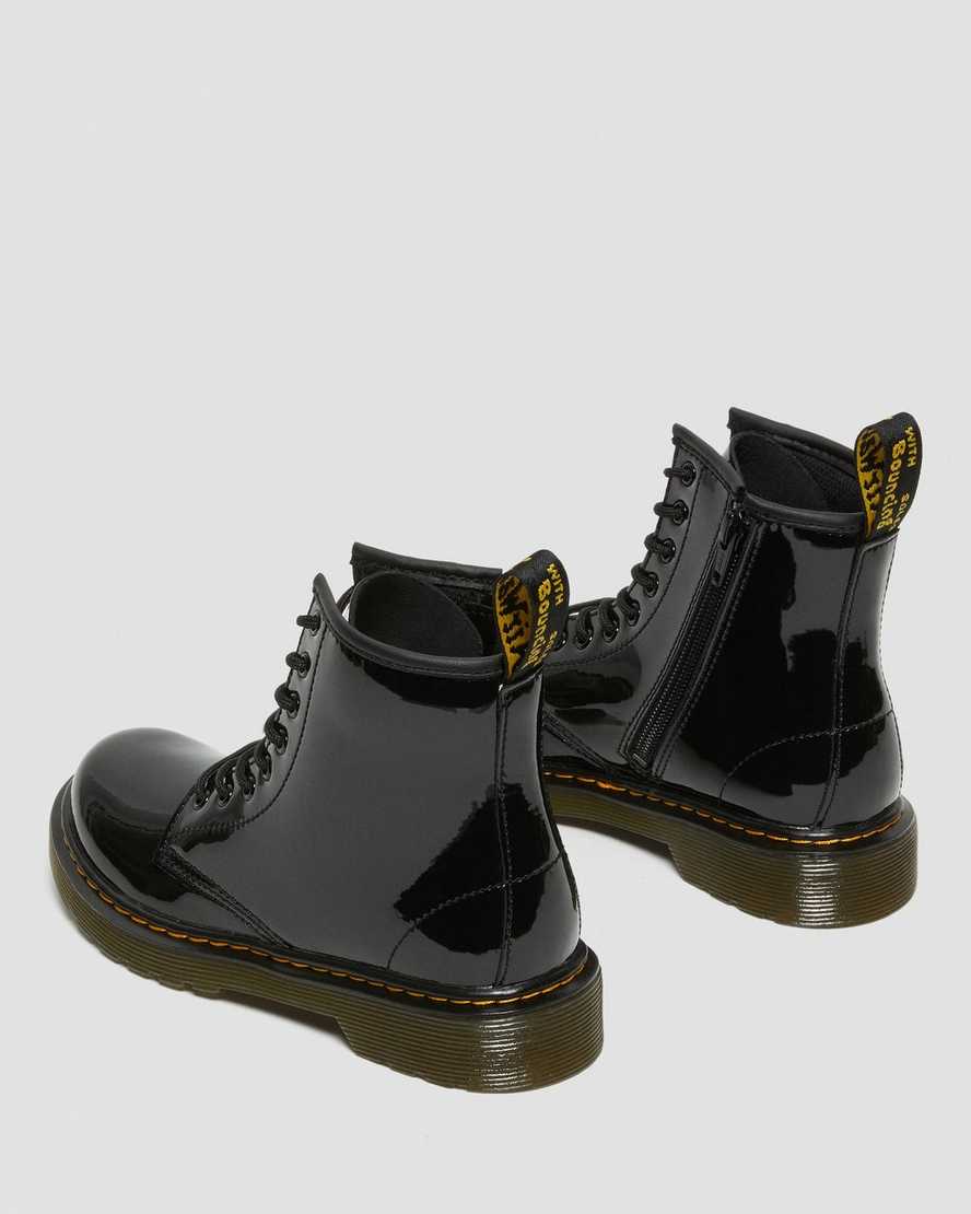 botas con cordones dr martens 1460 patent para niños color negro