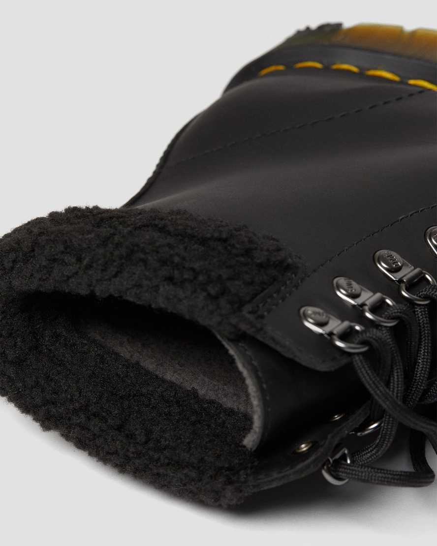 botas casuales negras dr martens 1460 dms wintergrip fleece para hombre