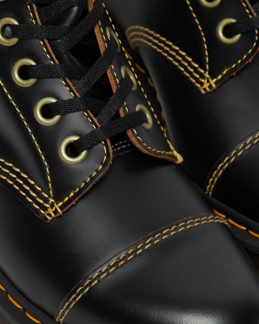 botas casuales dr martens capper vintage smooth negras para hombre