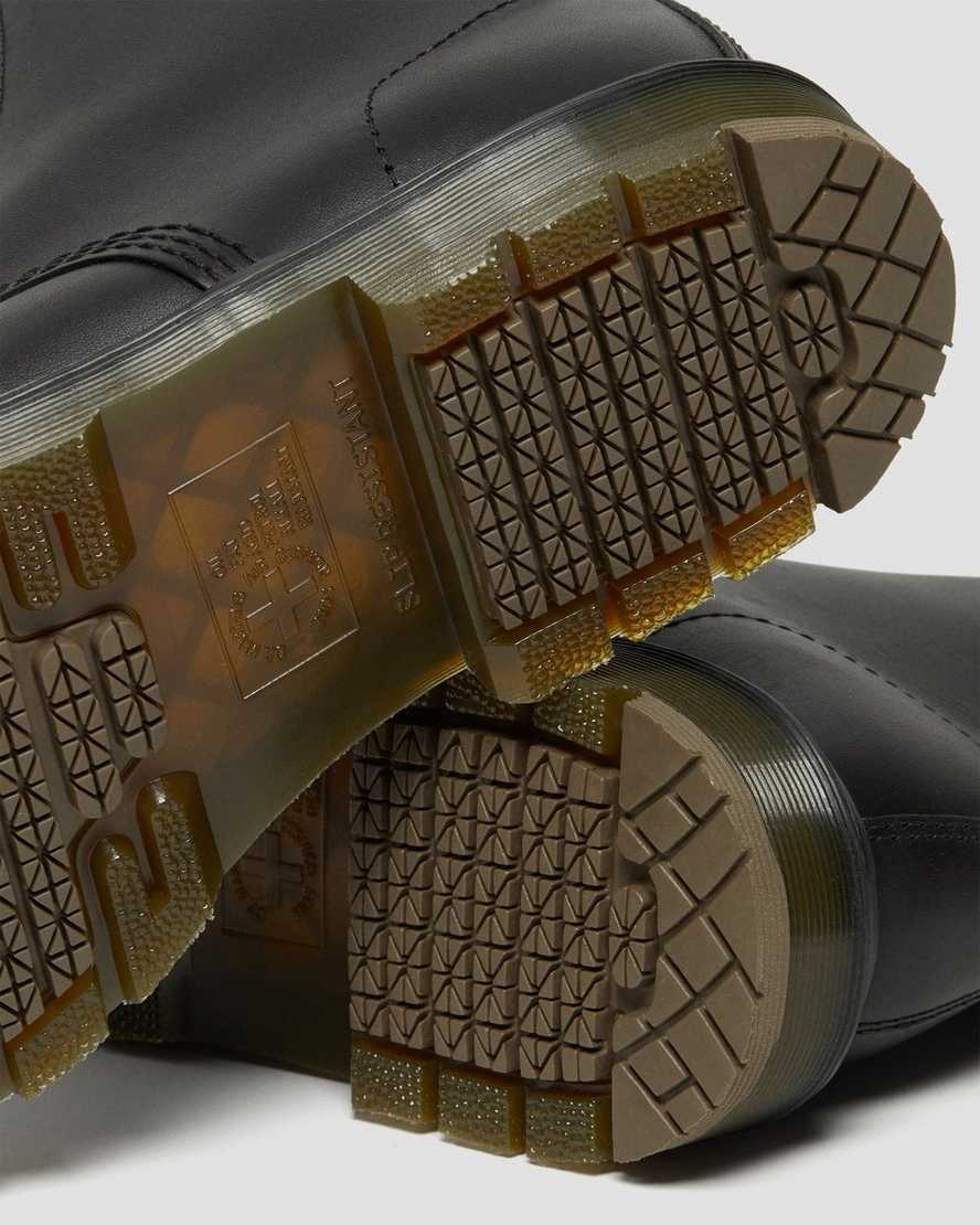 botas informales dr. martens 1460 antideslizantes con punta de acero para hombre color negro