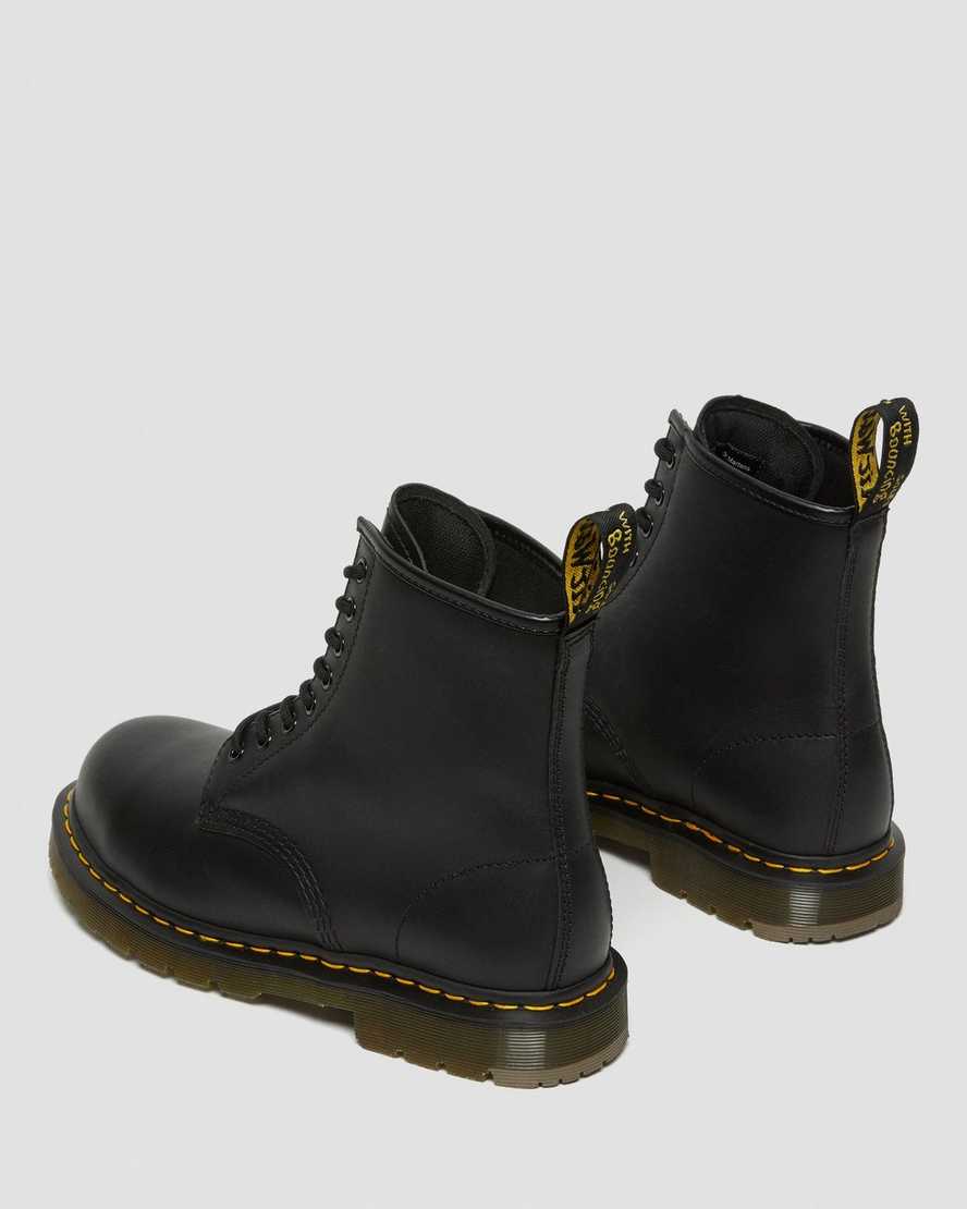 botas informales dr. martens 1460 antideslizantes con punta de acero para hombre color negro