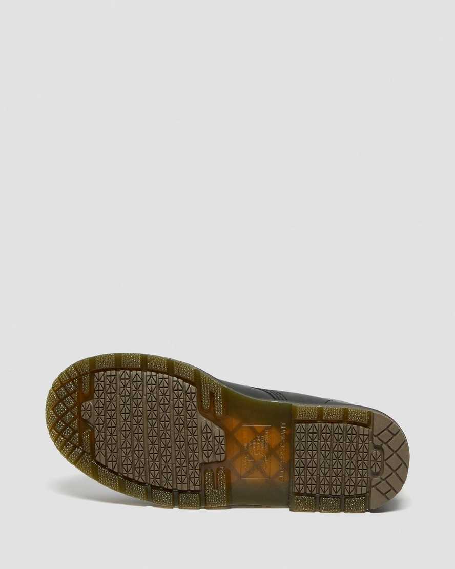 botas informales dr. martens 1460 antideslizantes con punta de acero para hombre color negro