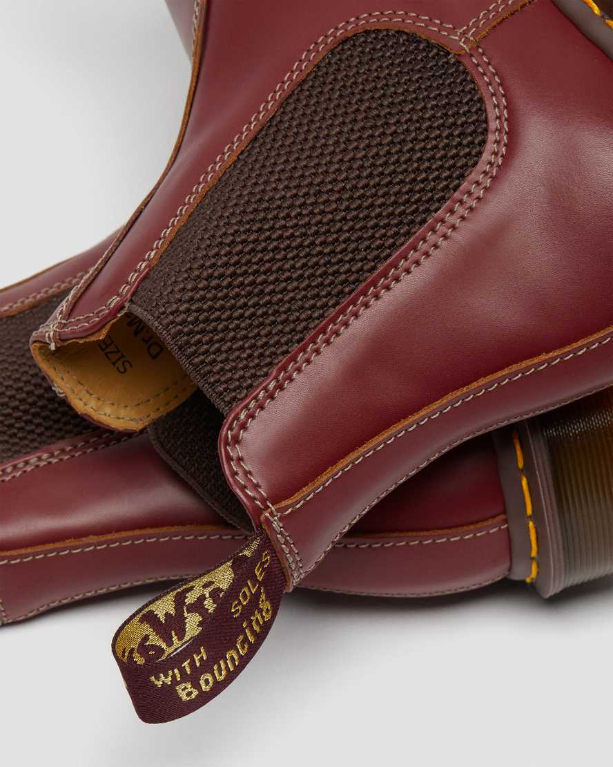 botas chelsea dr martens 2976 vintage para hombre rojas fabricadas en inglaterra