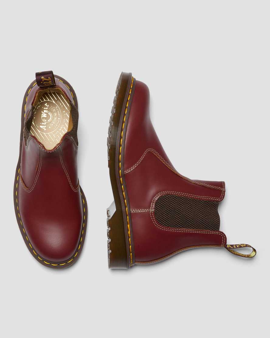 botas chelsea dr martens 2976 vintage para hombre rojas fabricadas en inglaterra
