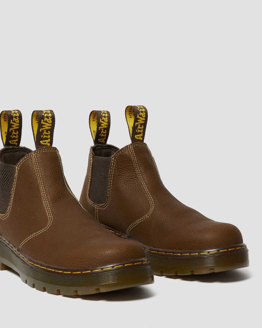 botas chelsea dr martens hardie work marrones para hombre