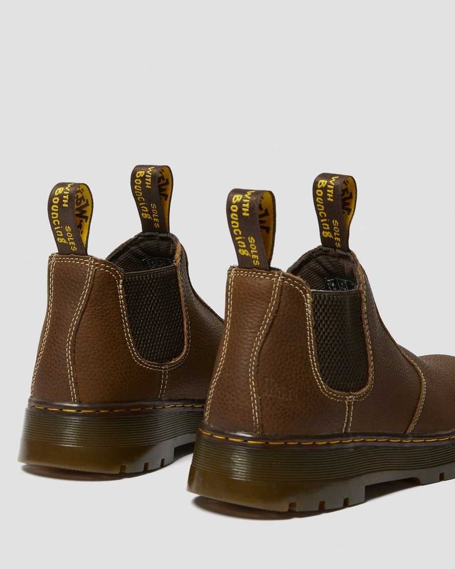 botas chelsea dr martens hardie work marrones para hombre