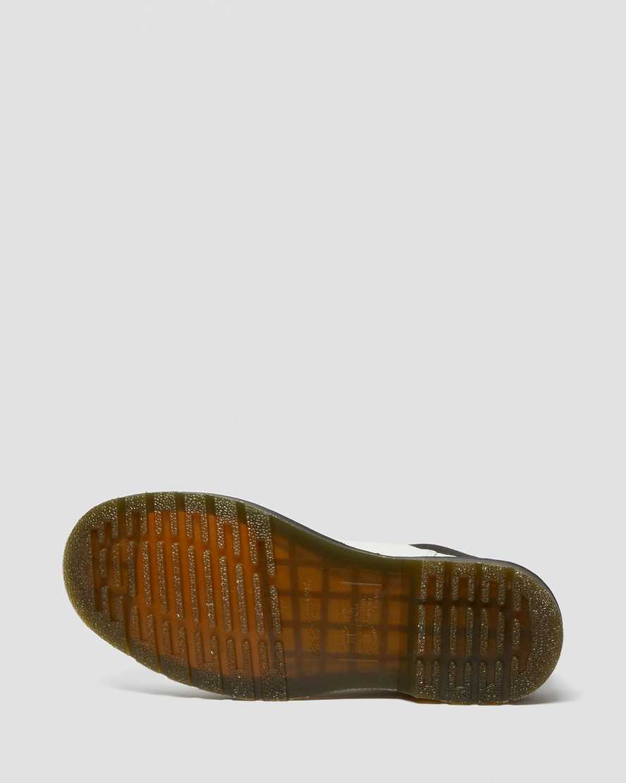 botas chelsea blancas dr martens 2976 con puntadas amarillas y lisas para hombre