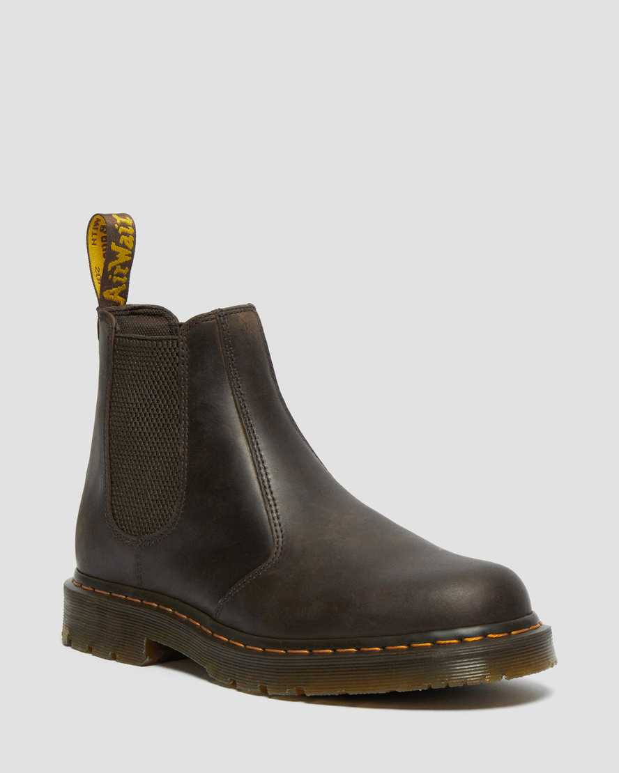 botas chelsea antideslizantes dr martens 2976 para hombre color marrón