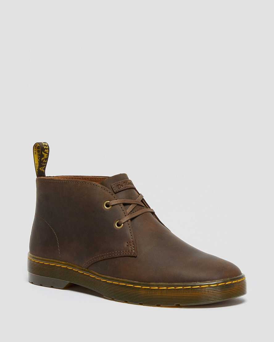 botas de desierto dr. martens cabrillo crazy horse marrones para hombre