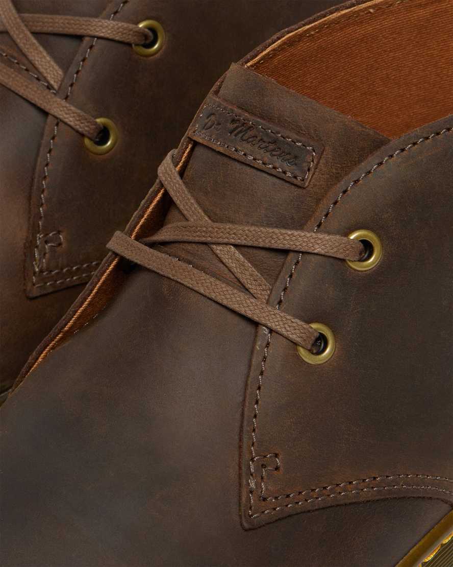botas de desierto dr. martens cabrillo crazy horse marrones para hombre
