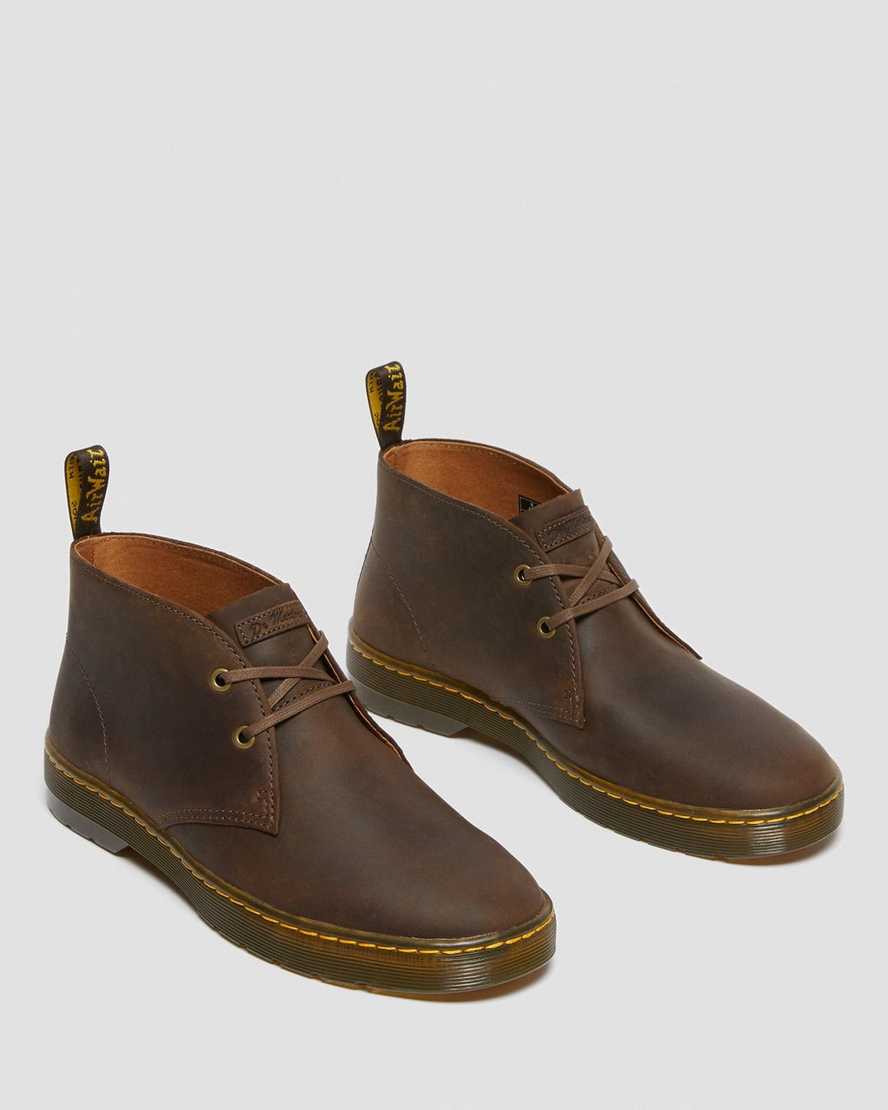 botas de desierto dr. martens cabrillo crazy horse marrones para hombre