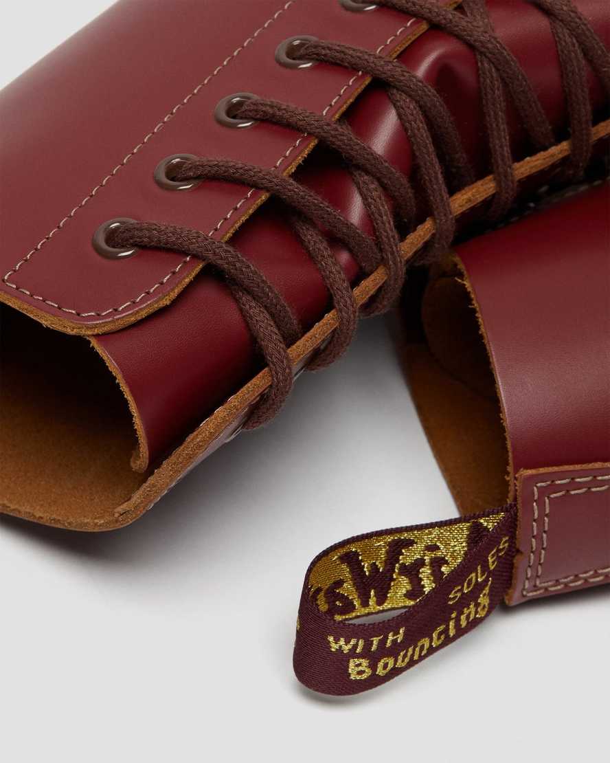 botas de media caña dr martens 1490 vintage rojas para hombre fabricadas en inglaterra