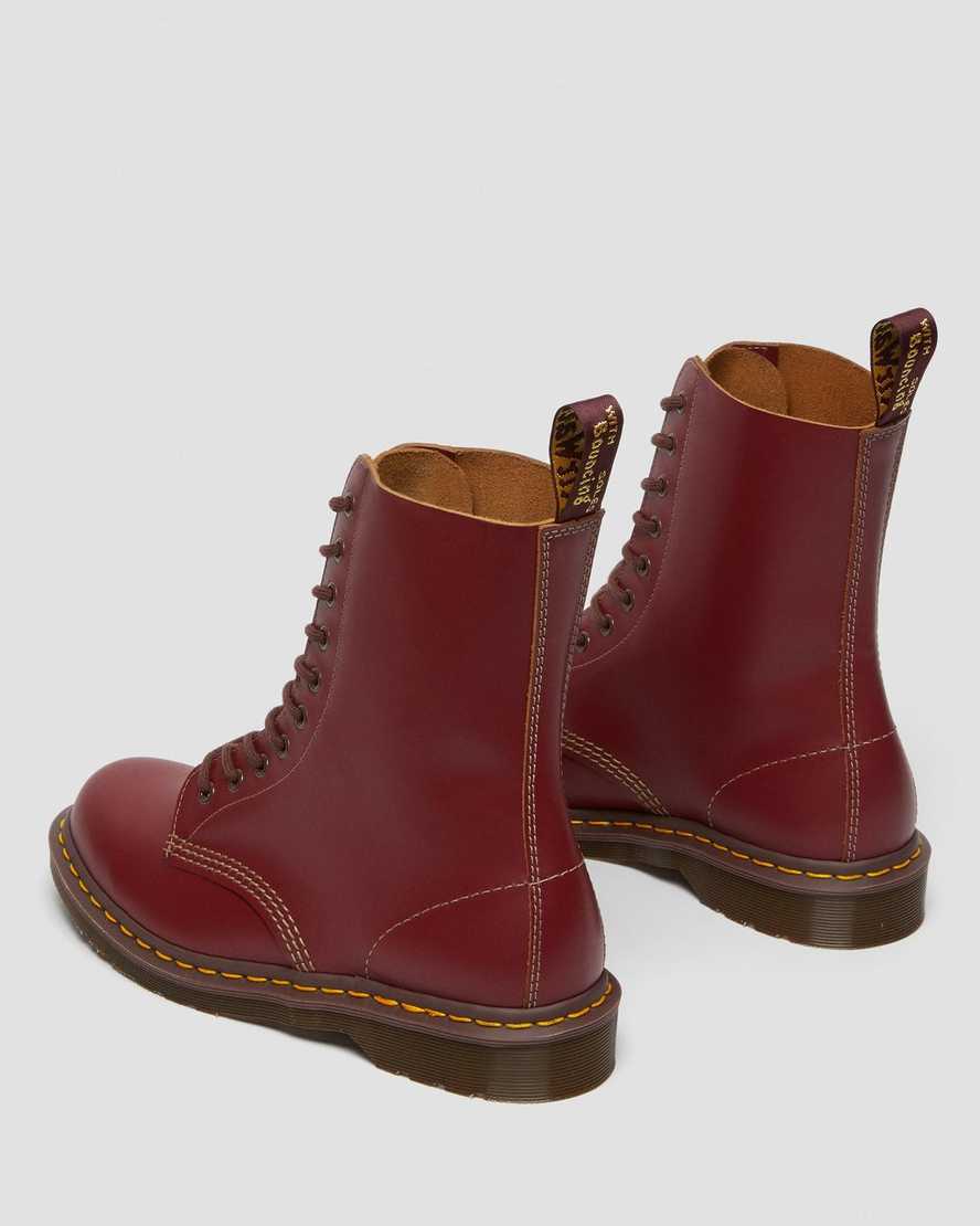 botas de media caña dr martens 1490 vintage rojas para hombre fabricadas en inglaterra