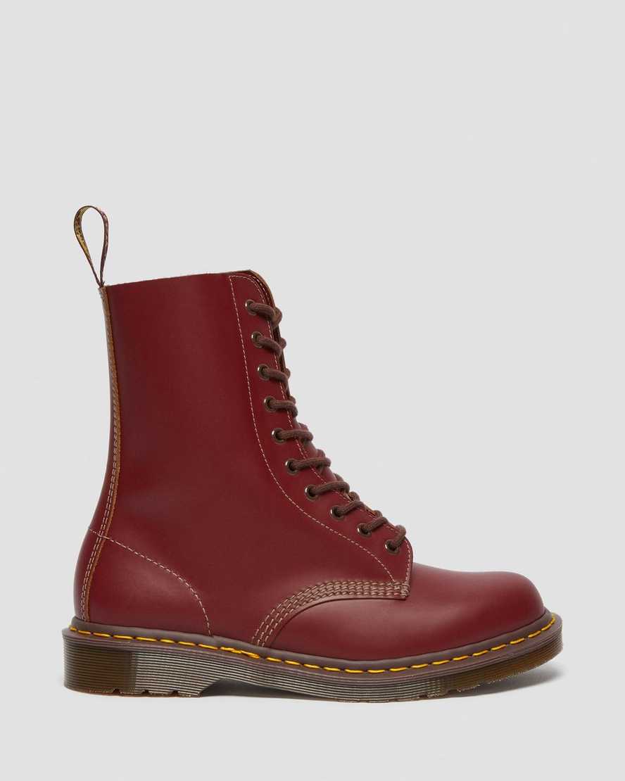 botas de media caña dr martens 1490 vintage rojas para hombre fabricadas en inglaterra