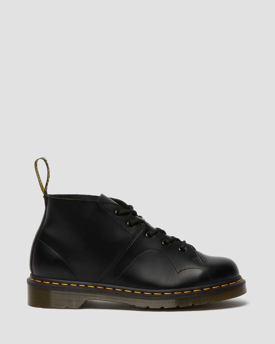 botas dr martens church smooth monkey negras para hombre