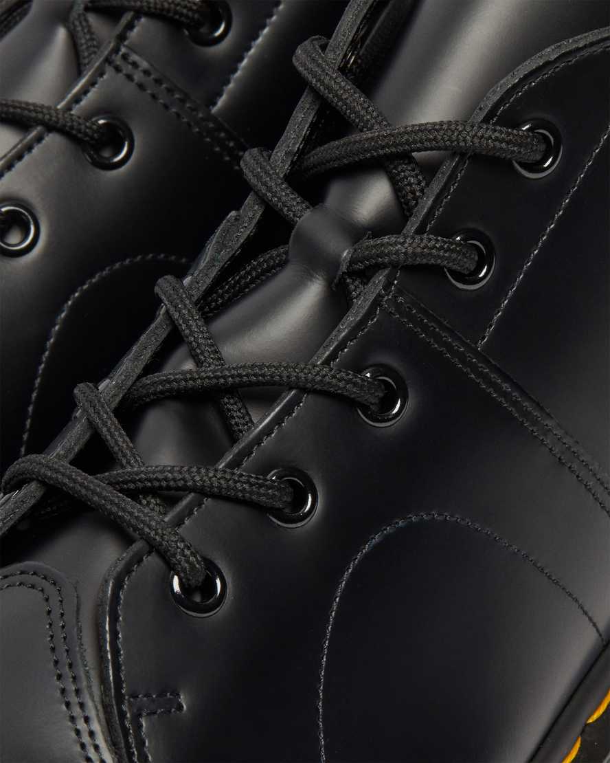 botas dr martens church smooth monkey negras para hombre