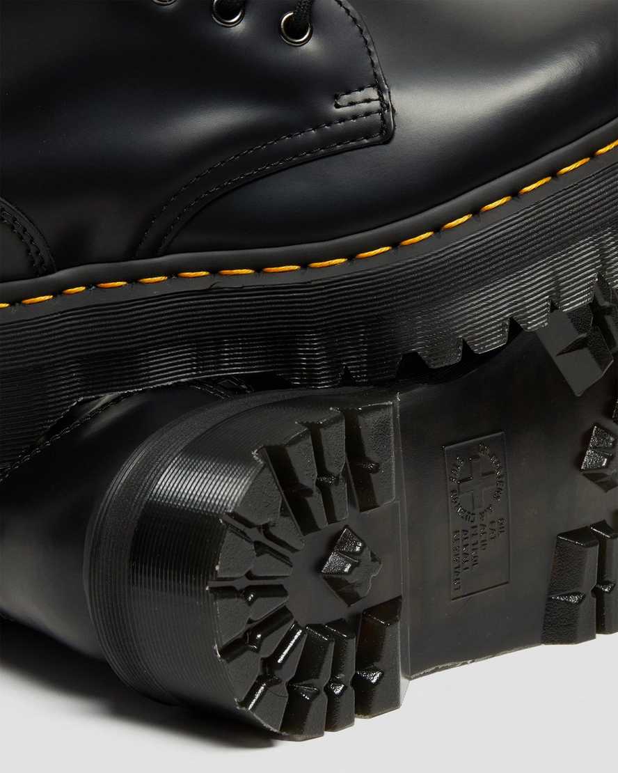botas de plataforma dr. martens jadon hi smooth negras para hombre