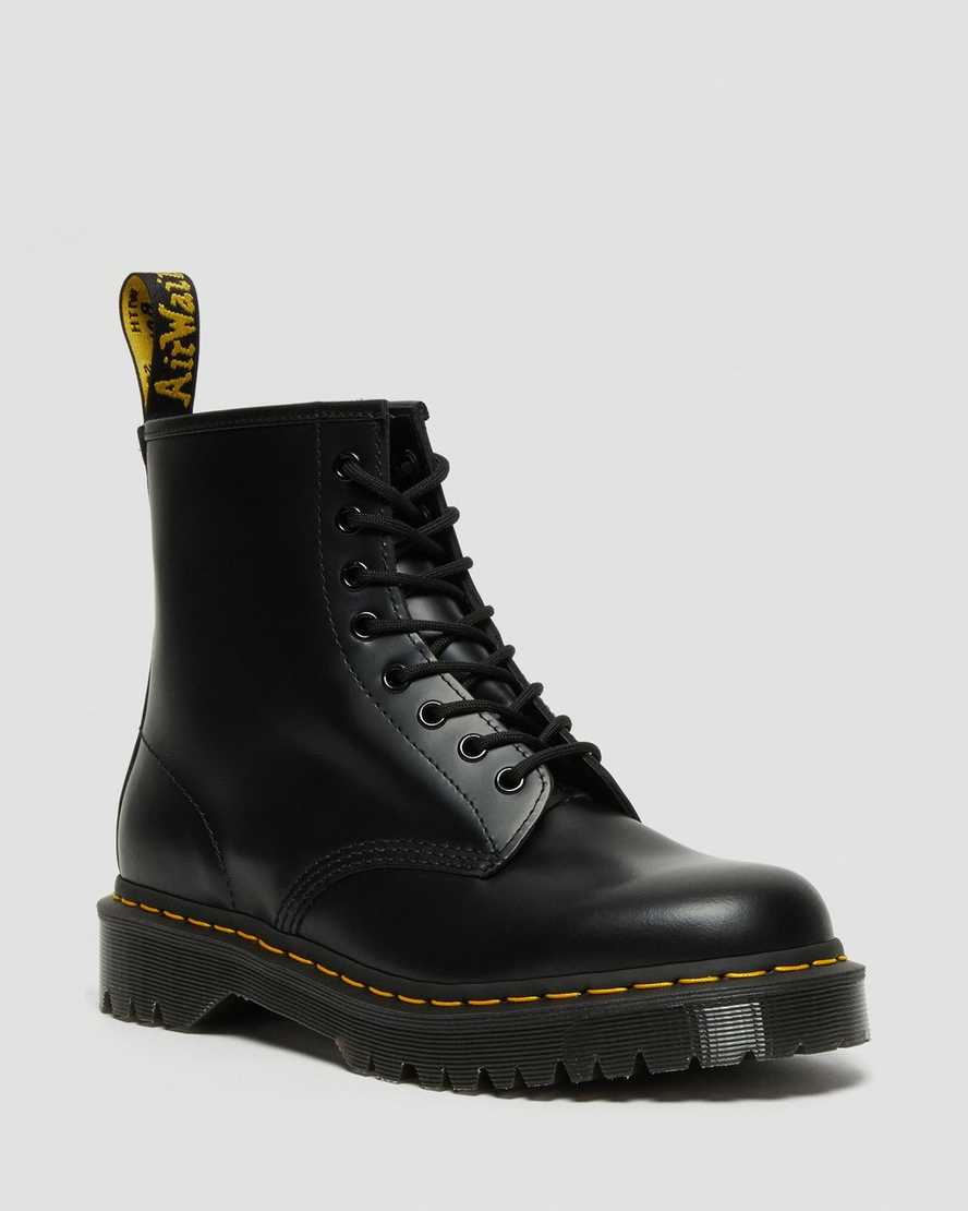 botas de plataforma negras dr martens 1460 bex smooth para hombre