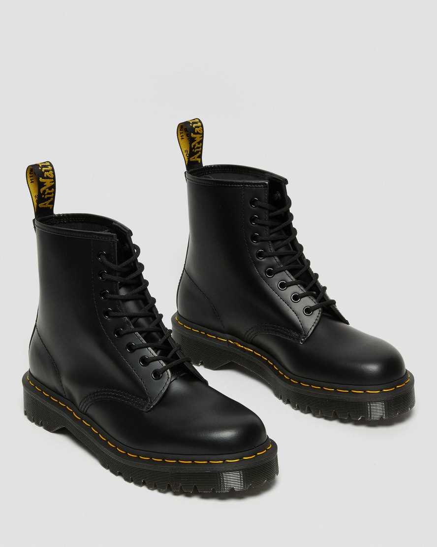 botas de plataforma negras dr martens 1460 bex smooth para hombre