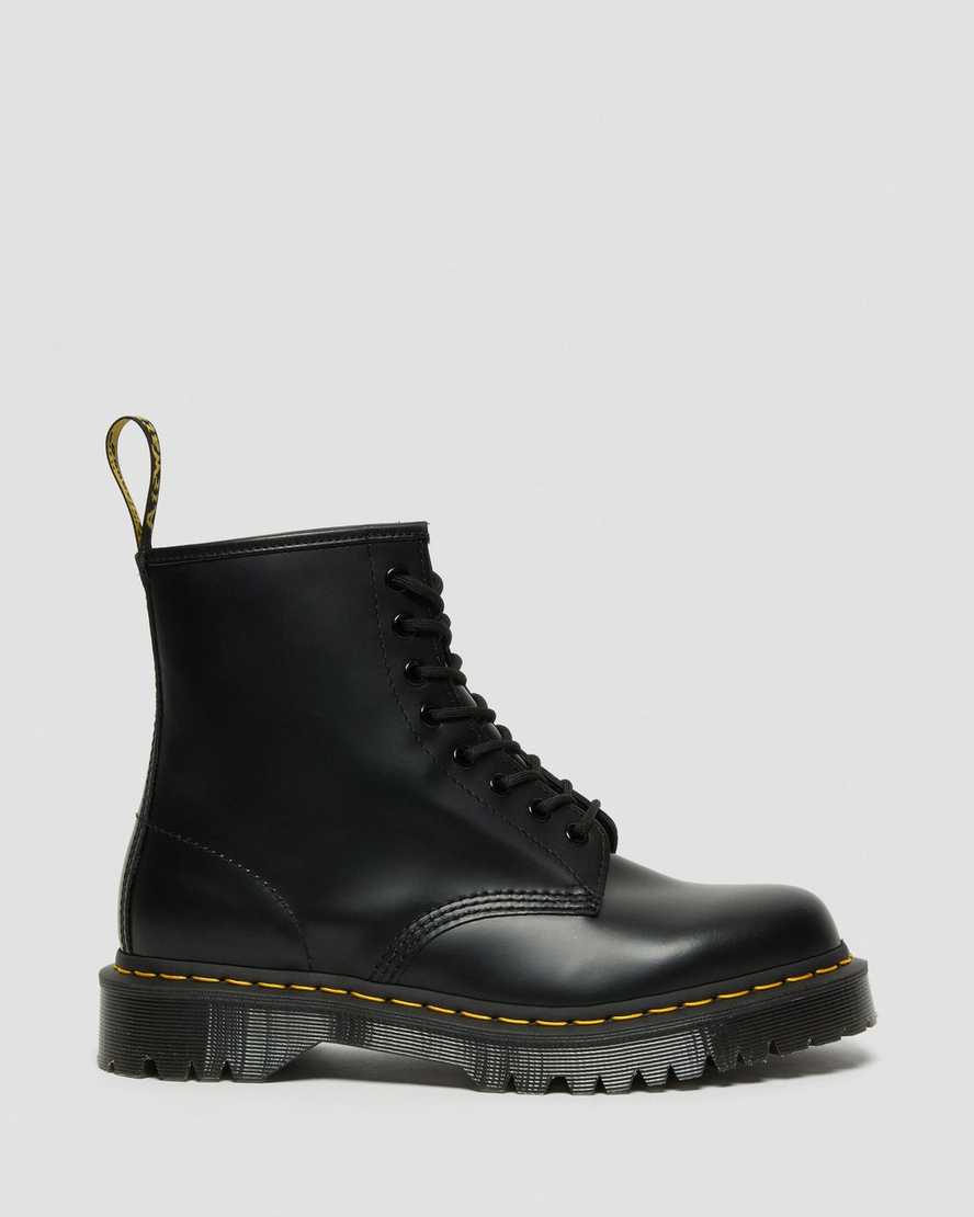 botas de plataforma negras dr martens 1460 bex smooth para hombre