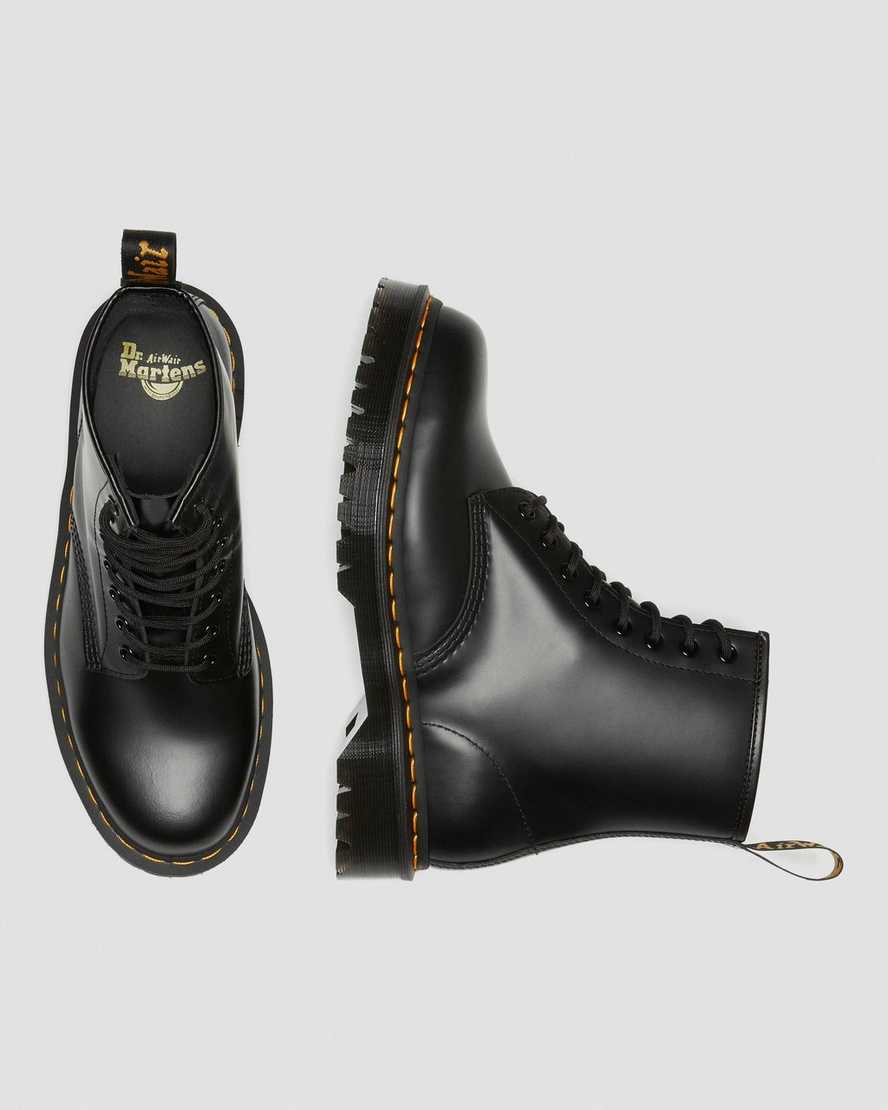 botas de plataforma negras dr martens 1460 bex smooth para hombre