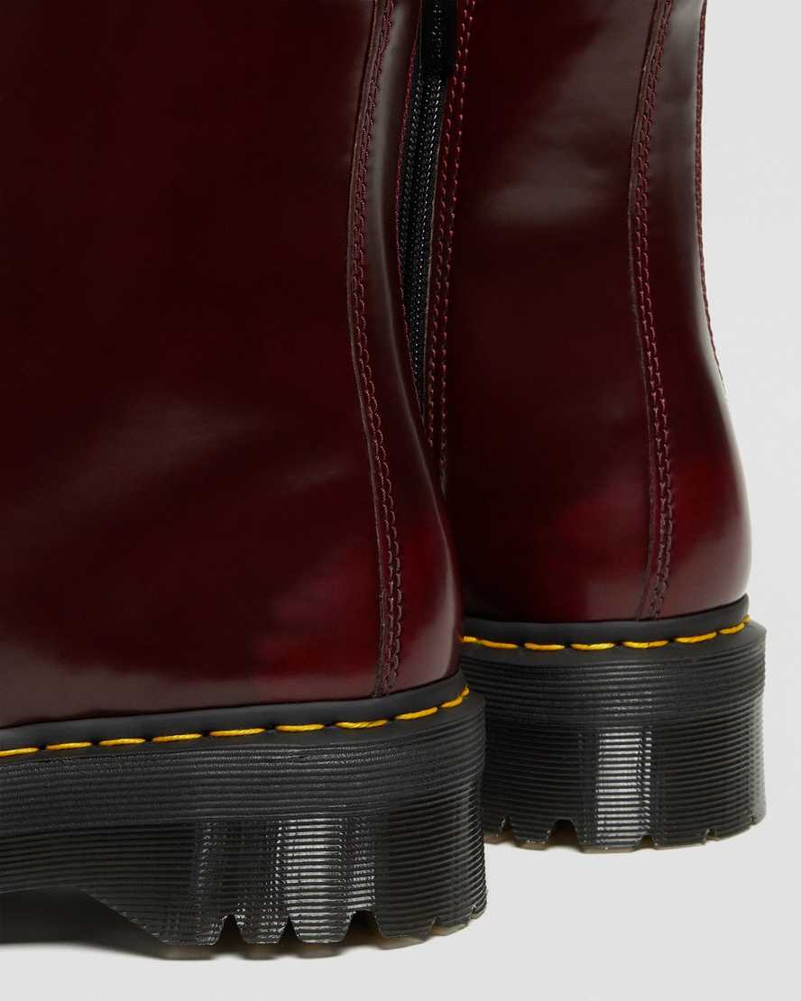 botas de plataforma rojas dr martens jadon ii para hombre