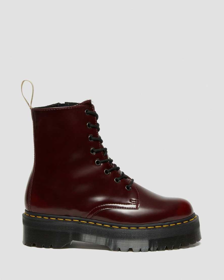 botas de plataforma rojas dr martens jadon ii para hombre