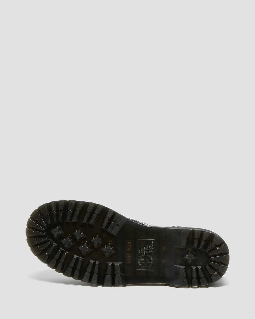 botas de plataforma dr. martens jadon con lunares negros y suaves para hombre