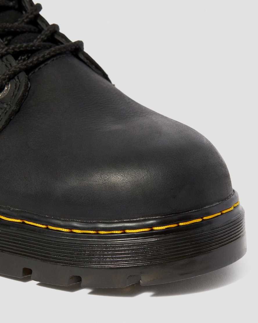 botas de trabajo dr. martens winch extra anchas negras para hombre