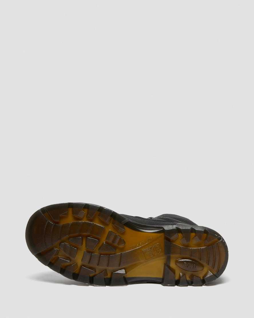 botas de trabajo dr. martens ironbridge grizzly con punta de acero para hombre color negro