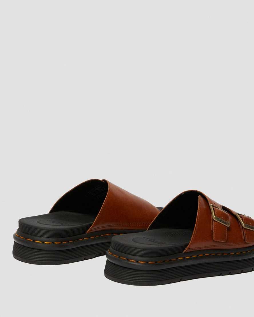 sandalias dr martens dax luxor para hombre en color tostado