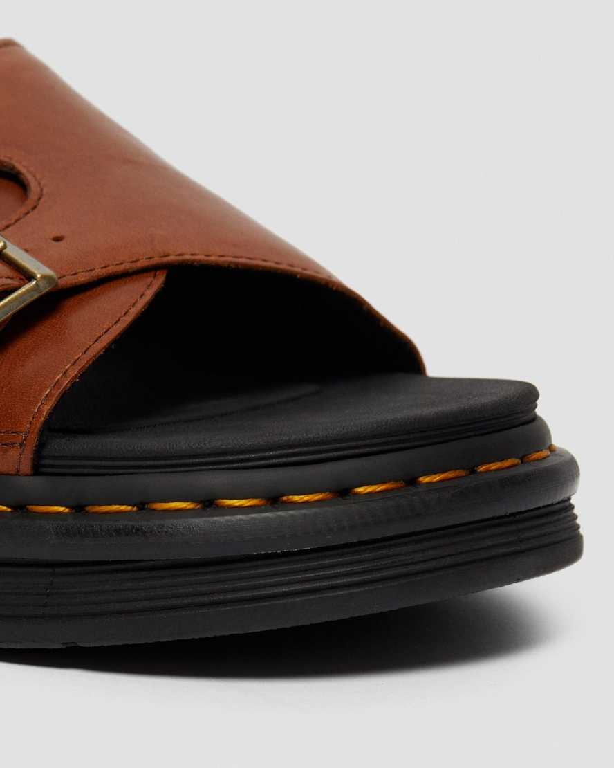 sandalias dr martens dax luxor para hombre en color tostado