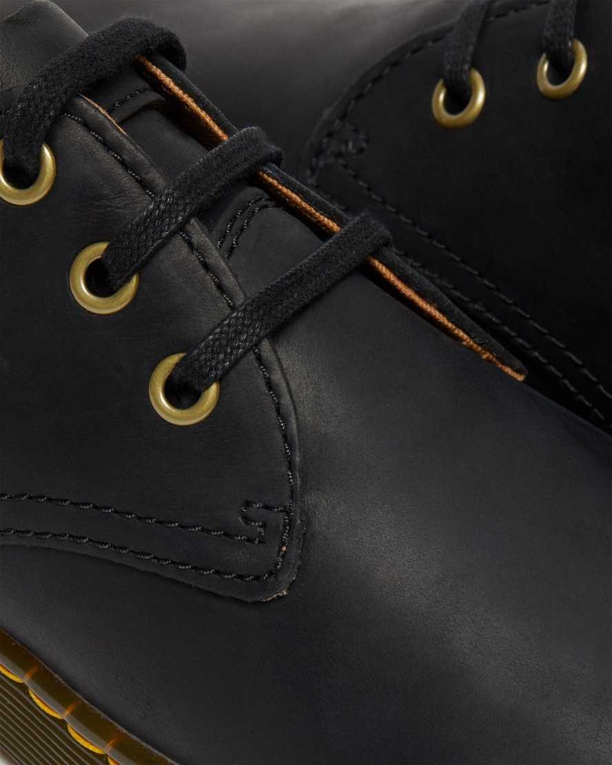 zapatos casuales negros dr martens coronado wyoming para hombre