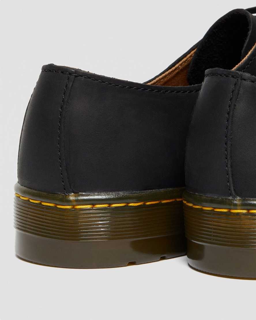 zapatos casuales negros dr martens coronado wyoming para hombre