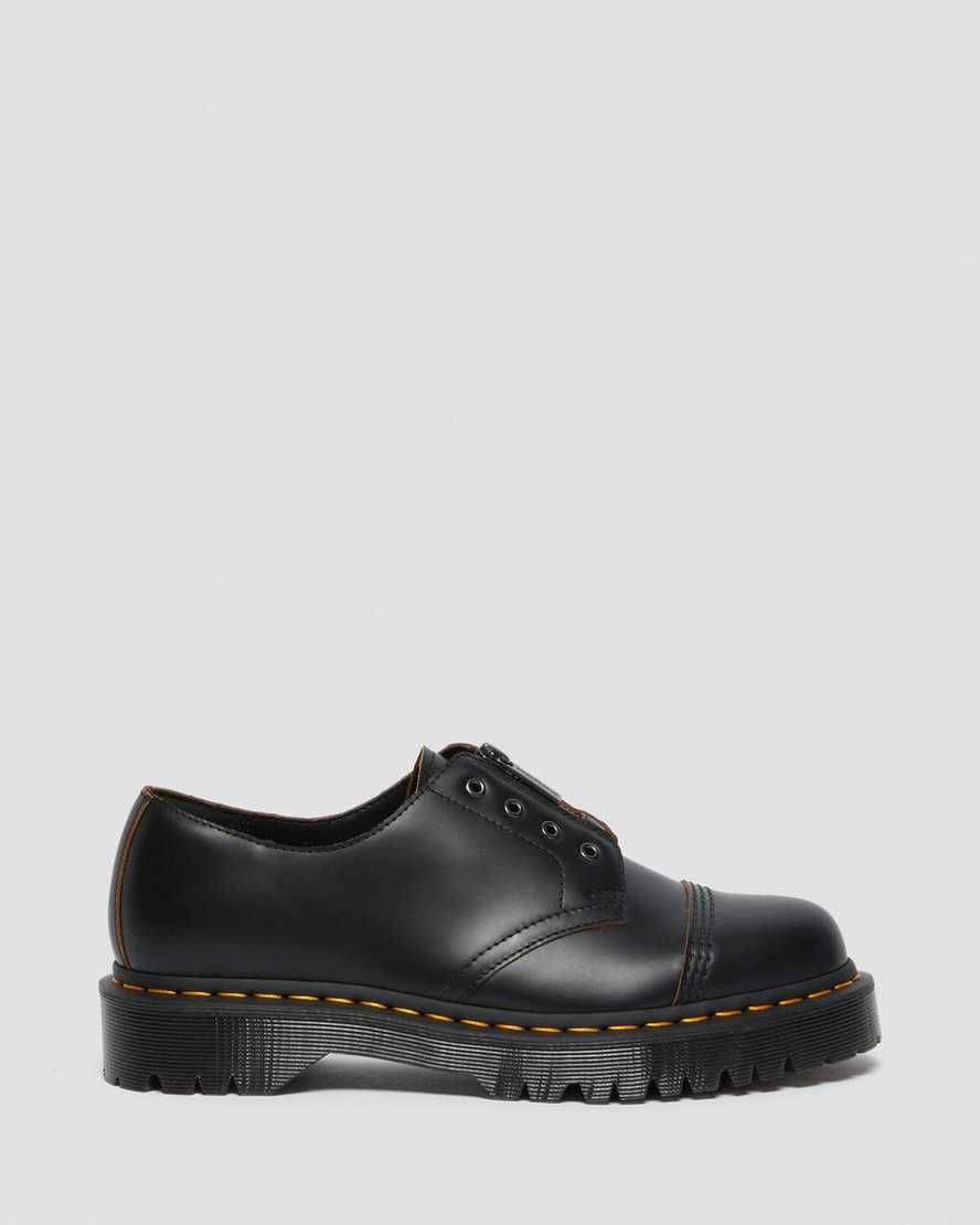 zapatos casuales negros dr. martens smiths laceless bex para hombre
