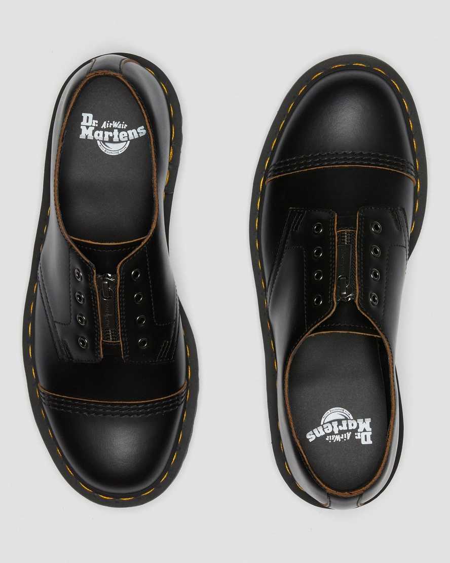 zapatos casuales negros dr. martens smiths laceless bex para hombre