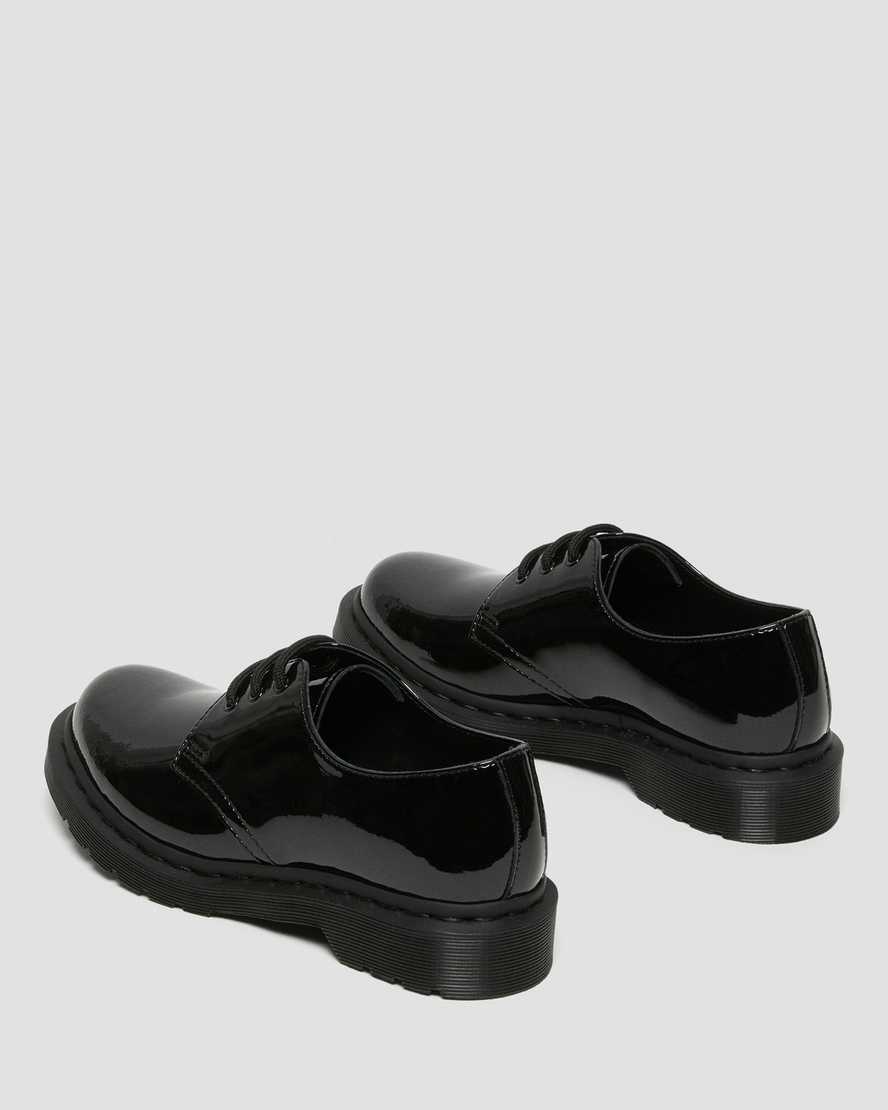 zapatos casuales negros dr martens 1461 mono patent para hombre