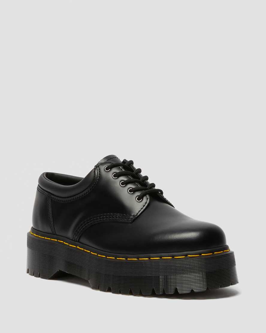 zapatos casuales negros dr martens 8053 con plataforma para hombre
