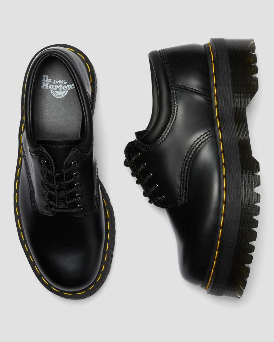 zapatos casuales negros dr martens 8053 con plataforma para hombre