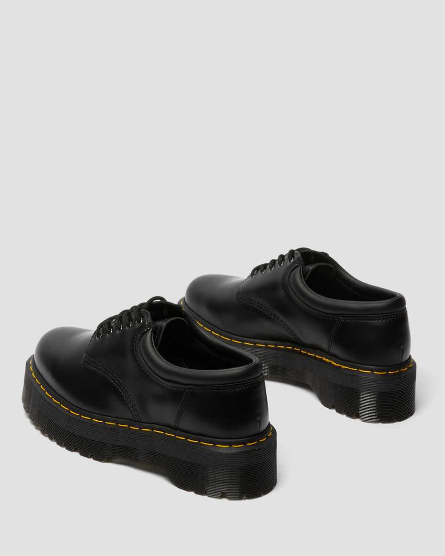 zapatos casuales negros dr martens 8053 con plataforma para hombre