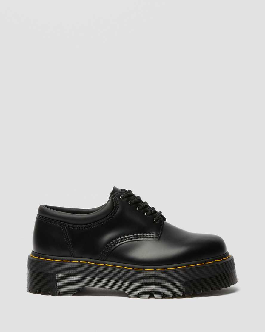 zapatos casuales negros dr martens 8053 con plataforma para hombre