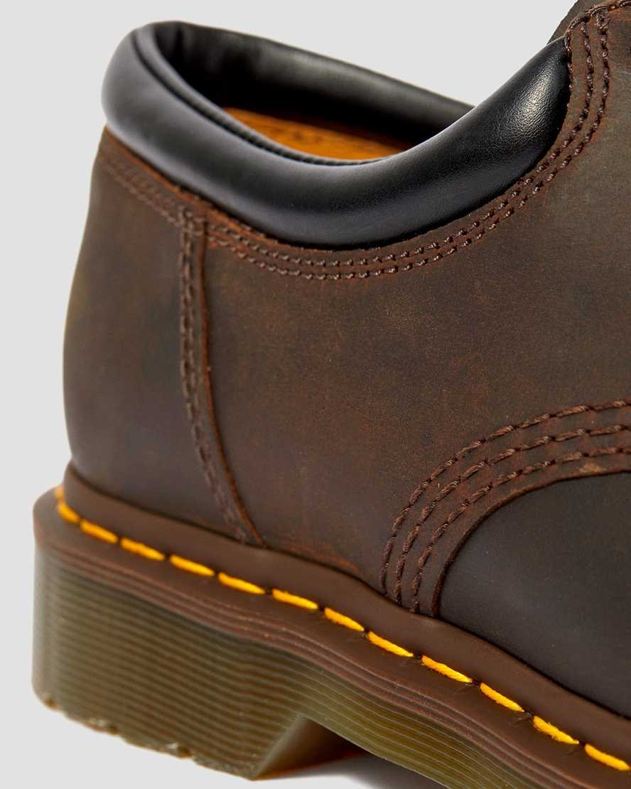 zapatos casuales dr martens 8053 crazy horse para hombre en color marrón