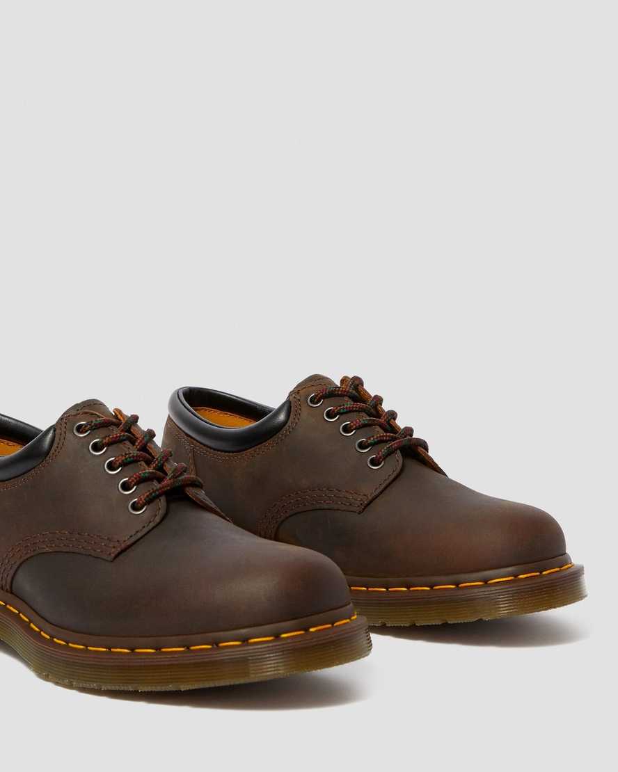 zapatos casuales dr martens 8053 crazy horse para hombre en color marrón